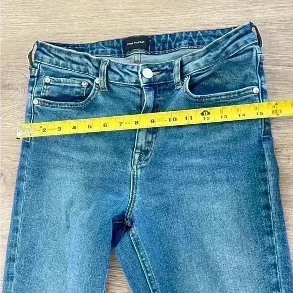 FRANK & OAK BLUE SKINNY JEANS SIZE 29 STRETCH DENIM - Picture 8 of 14